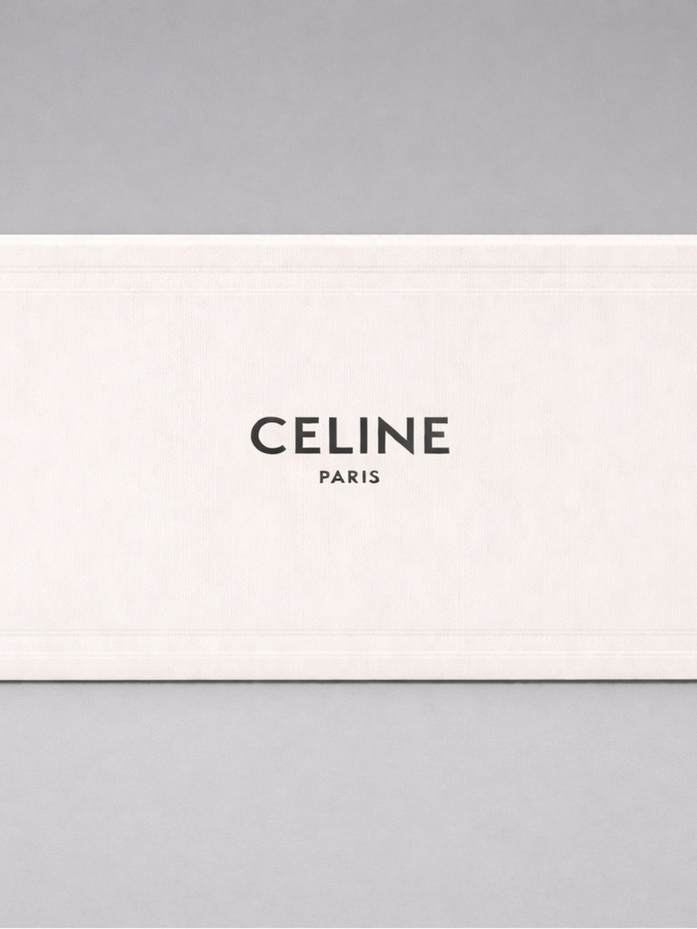 Celine White Box with Black Interior